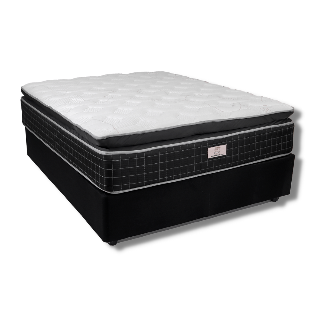 Double mattress store and base set