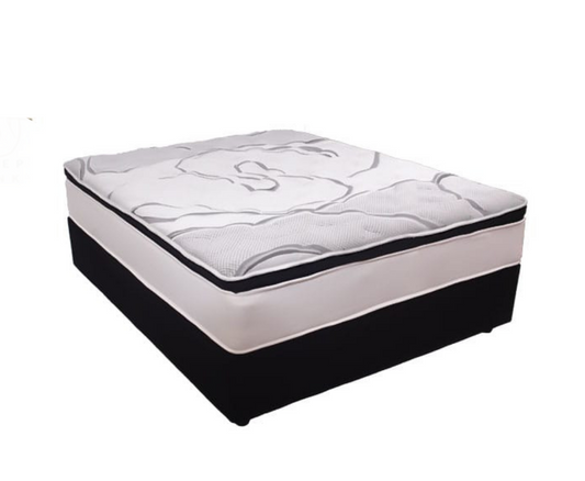 Premium Classic Double Pillow Top Bed and Base set - Premium Bed from SLEEPMONK - Just R 4999! Shop now at SLEEPMONK
